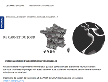 Tablet Screenshot of carnetdujour.com